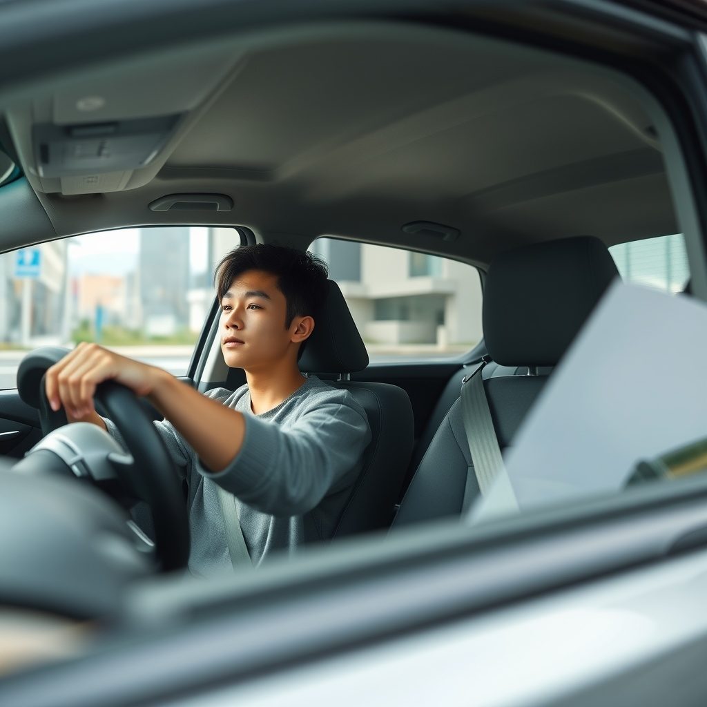 運転指導風景